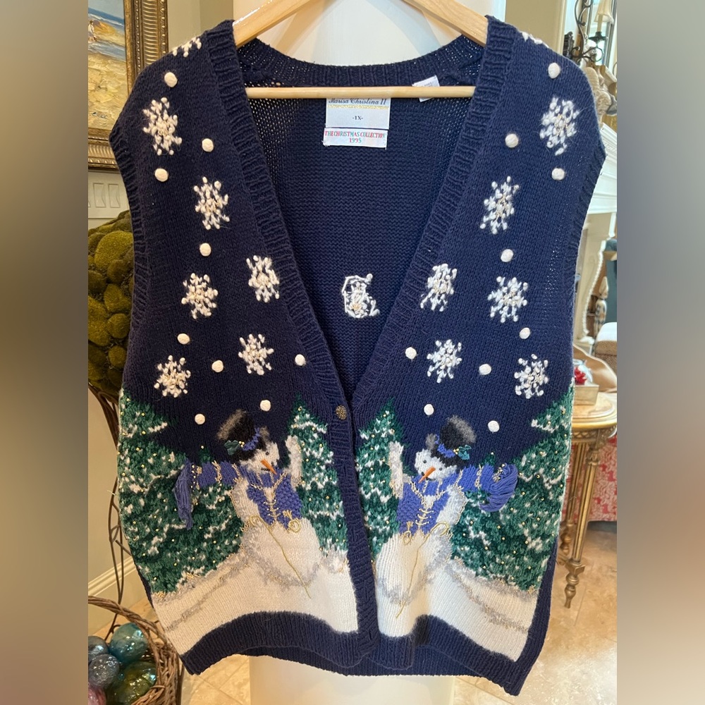 Vintage Marina Christina II - The Christmas Collection 1995 - Holiday Sweater